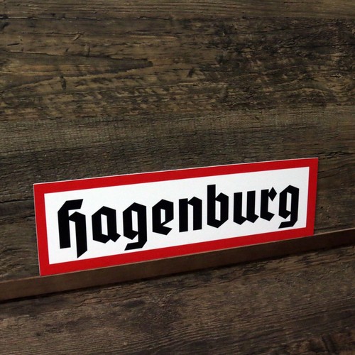 Schild hagenburg wegweiser - hagenburg,