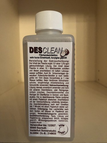 Desinfektionsmittel solarium - desinfektionsmittel,,