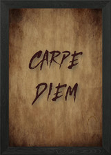 Carpe Diem gerahmtes Wandbild