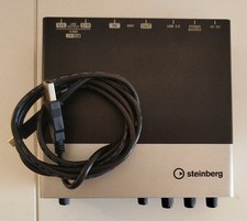 Steinberg 24-Bit/192 kHz USB, 2.0 Audio-Interface, + Stromkabel-ohne MIDI-Kabel