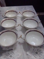 Suppen Tassen/6 Stück. Royal Epiag Porzellan Böhmen aus Nachlass