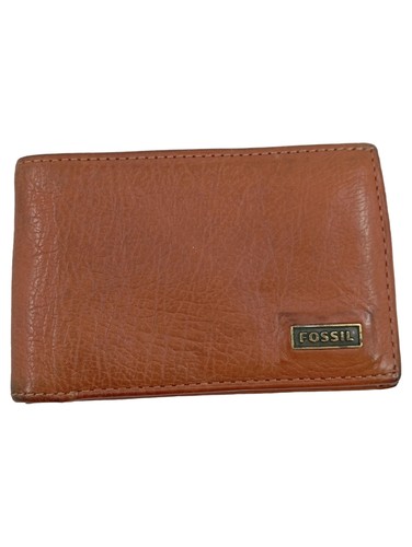 Fossil geldbörse leder braun - fossil,
