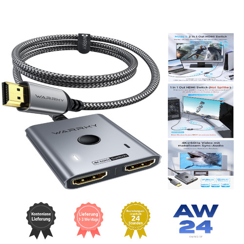 Hdmi umschalter 60hz in 1 - hdmi, 4k