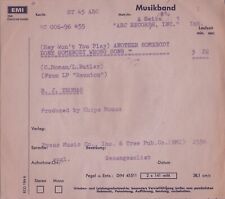 B.J. THOMAS: Another Somebody Done Somebody Wrong Song (scarce TEST PRESSING)