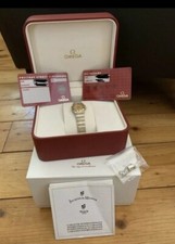 Lässige Omega Constellation 18k/750er Gelbgold, Brillanten, orig. Papiere & Box