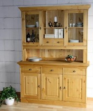 Massivholz Buffetschrank Kiefer gelaugt geölt NEU Küchen schrank Eßzimmer Buffet