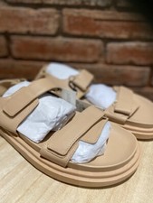 Zara Flat Damen Leder Sandale