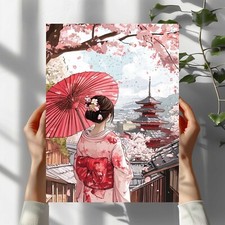 Cherry Japan Illustration