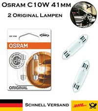 2x Osram C10W 41mm 12V