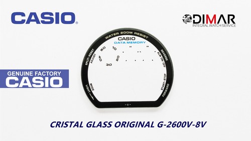 Vintage glas casio - casio, g-2600-v8v