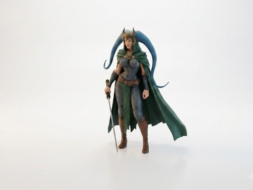 Figur dunkler schwert - schwert, dame