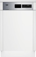 Beko BDSS28040XQ Teilintegrierter Geschirrspüler, 45 cm breit, 10 Maßgedecke, 8 