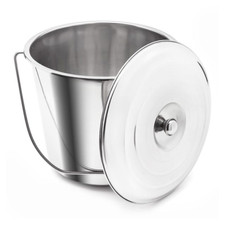 Edelstahleimer 12L Edelstahl