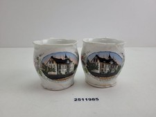 2x Tassen Porzellan Schule