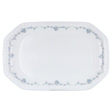 Fleischplatte mittelgroß Seltmann Weiden Andrea Blaue Ranke