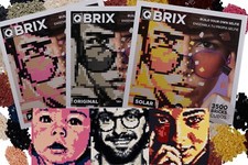 QBRIX Bauset Foto Baukasten Klemmbaustein Mosaik einzigartiges Geschenk Puzzle