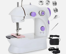 230V Elektrische Mini-Nähmaschine mit 2 Geschwindigkeiten und Fußpedal