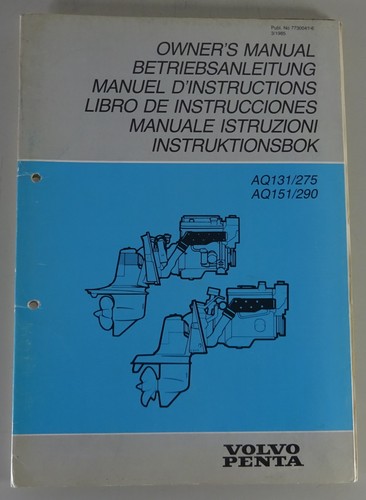 Betriebsanleitung volvo penta - volvo,