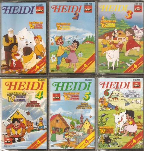 Heidi hörspielkassetten - mc:,