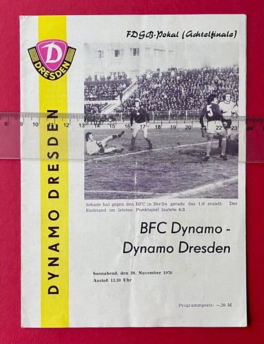 Ddr fussball programmheft - fussball,