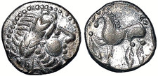 KELTISCHE SILBER  MÜNZE