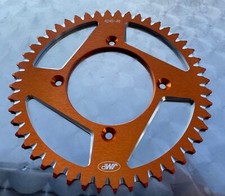 JMP Alu Kettenrad 48 Z, KTM 250, 350 Freeride, E-Bike, #520, orange, 4245-48-ORG