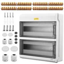 Sicherungskasten Aufputz Verteilerkasten IP65 1-Reihig 2-Reihig Kleinverteiler