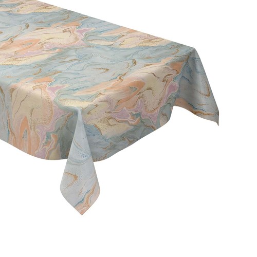 Wachstuch tischdecke hellblau - tischdecke,