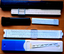 0149**5****  3 Stück Rechenstäbe : Fabrikat    Nestler. Faber Castell