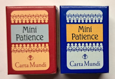 ♦️2 x Mini Patience♠️Carta Mundi/Kartenspiel♥️NEU♣️2 x 52 Cards+2 Joker?+ DVD?