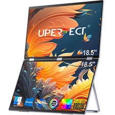 18,5 Zoll Dual Folding Reise Monitor 1080P Full HD Stacked Monitor Für PC Laptop