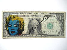 a) ANDY WARHOL: US 1$ BANKNOTE