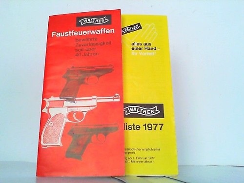 Preisliste 1977 und