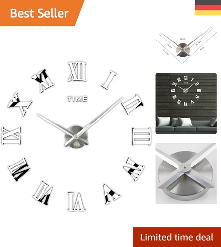 Moderne rahmenlose wanduhr - rahmenlose,