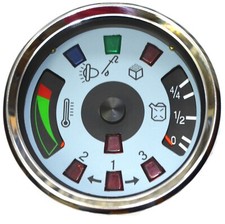 Kombi Instrument für luftgekühlte Motoren Tankanzeige 10 - 180 Ohm 100mm   60287