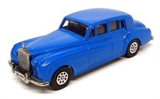 Seerol Appx 10cm Long Diecast SE01BE - 1959 Rolls Royce Silver Cloud - Blue