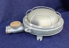 Alte Bunkerleuchte Rund E14 E27 Wandlampe Deckenleuchte Ex Gitter 