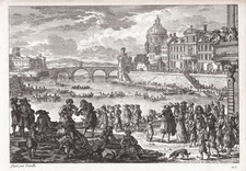 Roma Rome Rom veduta gravure Kupferstich engraving Perelle 1700