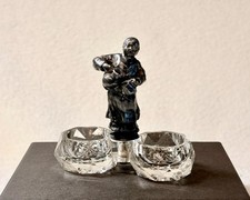 Antiker versilberter Salz- /