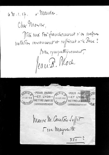 Autograf brief signiert von - signiert,