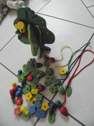 Steckspiel holzspielzeug baum - ,