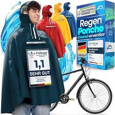 NEXTCOVER Regenponcho Fahrrad für Damen&Herren Regencape wasserdicht dunkelblau 