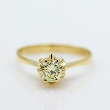 Ring 585/14K Gelbgold Diamant