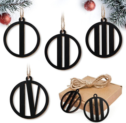 Adventskranz zahlen holz - zahlen, 1-4,