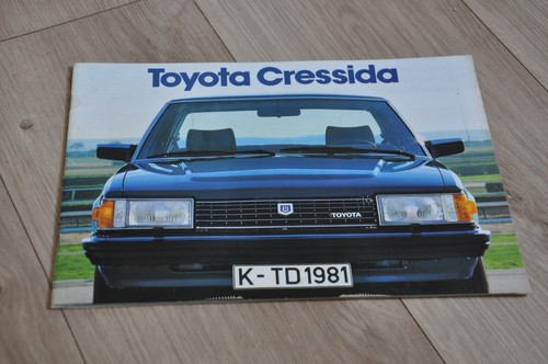 Prospekt toyota cressida von - toyota,