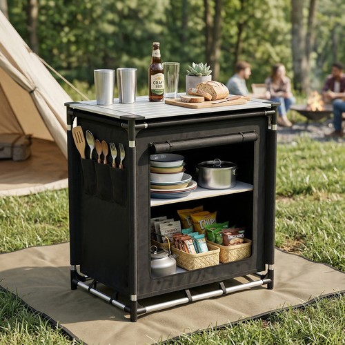 Campingküche faltbar alu - faltbar,