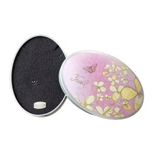 FOSSIL Blechdose Metall Dose Schmuckdose Retro Vintage Blumen Schmetterling 🦋 