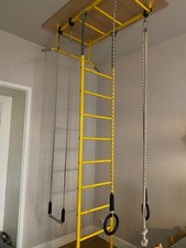 KletterDschungel Metall Grundgerüst  Indoor Klettergerüst für Kinder  in Gelb