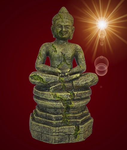 Aquarium deko buddha - deko, ❤️