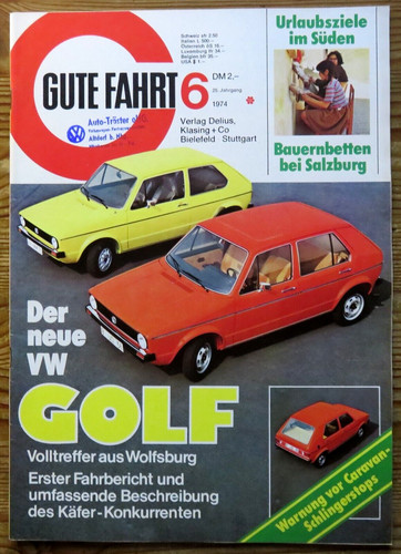 Gute fahrt vw - fahrt, 06/74